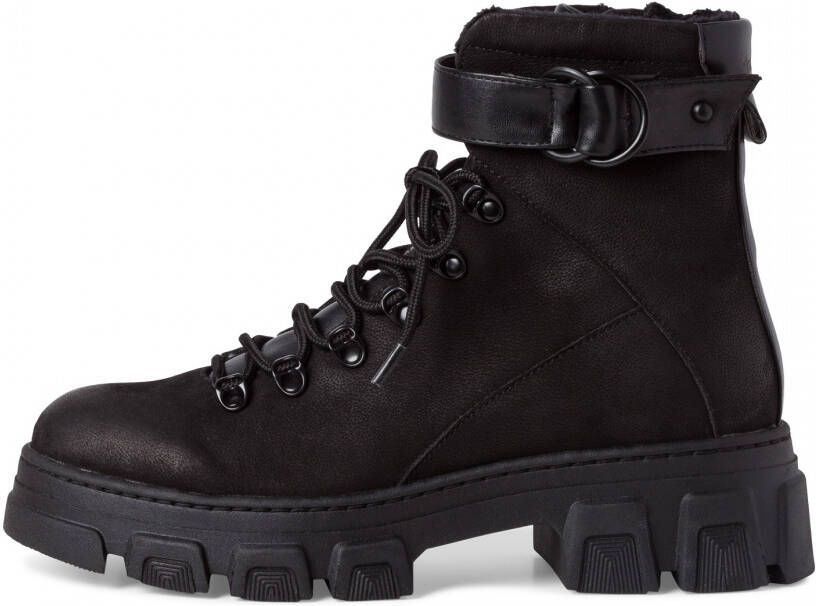 Tamaris Veterbooties Zwart Leer 178112 Dames Leer - Foto 3