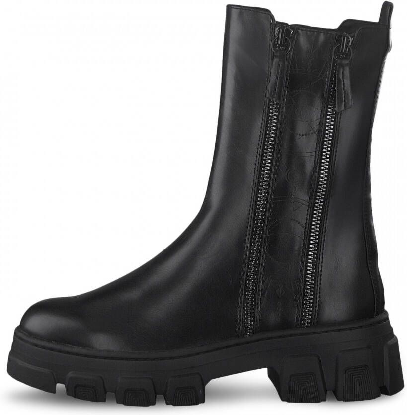 Tamaris Boots Zwart Imitatieleer 188117 Dames Kunstleer - Foto 3