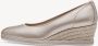 Tamaris Pumps met sleehak avondschoen wig-hak met jute beklede wig-hak - Thumbnail 3