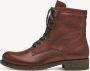 Tamaris Veterlaarsjes blokhak veterschoenen business schoenen in glanzende metallic look - Thumbnail 5