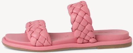 TAMARIS Leren Slipper pink