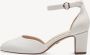 Tamaris leren pumps 1-22401-42 117 dames damesschoenen M2240142 White Leather - Thumbnail 5