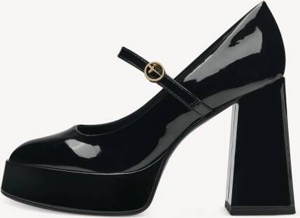 Tamaris Stijlvolle blokhakpumps Black Dames