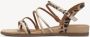 Tamaris Leopard Sandalen beige Textiel Dames - Thumbnail 7