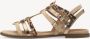 Tamaris Sandalen sandalette zomerschoen met afwerking in leeuwen- en metalliclook - Thumbnail 3