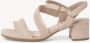 Tamaris Comfort Sandalen met hak beige Dames - Thumbnail 2