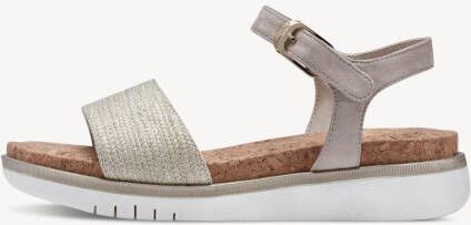 Tamaris Beige Kurk Zomer Sandaal Beige Dames - Foto 3