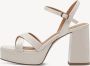Tamaris Elegante Beige Platte Sandalen Beige Dames - Thumbnail 4