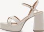 Tamaris Elegante Beige Platte Sandalen Beige Dames - Thumbnail 3