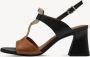 Tamaris 1-28379-42 Sandaal zwart cognac - Thumbnail 3