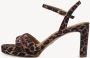 Tamaris Sandalen met hak Leopard Synthetisch Dames - Thumbnail 3