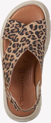 Tamaris Sandalen met bandjes voor dames in effen kleur - Foto 9