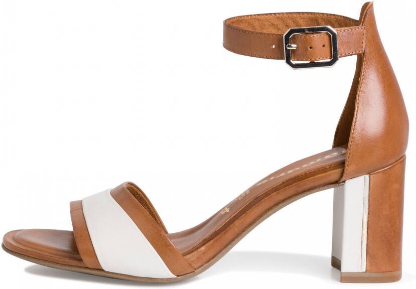 Tamaris NU 21% KORTING Sandaaltjes met metallic detail bij de hak - Foto 6