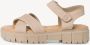 Tamaris Sandalen beige Nubuck Dames - Thumbnail 3