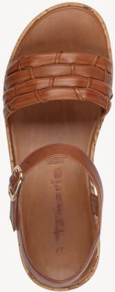 Tamaris Comfort Veterschoenen voor dames in cognac - Foto 4