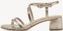 Tamaris Gouden hoge hak sandalen voor stijlvolle vrouwen Beige Dames - Thumbnail 5