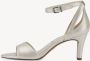 Tamaris Sandalen met hak goud Synthetisch Dames - Thumbnail 3