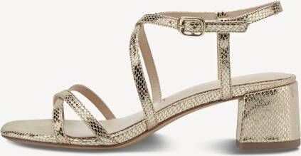 Tamaris Elegante Metallic Vegan Sandalette Yellow Dames - Foto 20