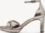 Tamaris Metallic Gouden Vegan Sandalette met 7 5 cm Hak Yellow Dames - Thumbnail 8