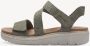 Tamaris Sandalen zomerschoen sandaal plateauhak met klittenbandsluiting - Thumbnail 5