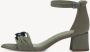 Tamaris Groene Leren Hoge Hak Sandalen Green Dames - Thumbnail 5