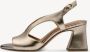 Tamaris Sandalen met hak brons Leer Dames - Thumbnail 4
