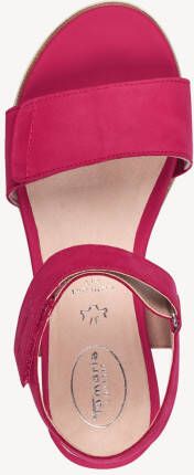 Tamaris COMFORT Sandaaltjes zomerschoen sandaal plateauhak met twee klittenbandsluitingen - Foto 3