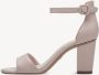 Tamaris Zwarte Leren Hoge Hak Sandalen Black Dames - Thumbnail 93