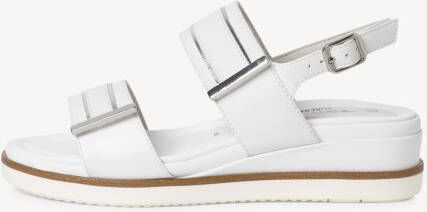 Tamaris Pure Relax Witte Sandaal Uitneembare Zolen - Foto 6