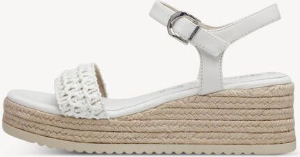 Tamaris Sandaaltjes zomerschoen sandaal sleehak met praktische klittenbandsluiting - Foto 3