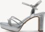 Tamaris Metallic Gouden Vegan Sandalette met 7 5 cm Hak Yellow Dames - Thumbnail 67