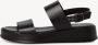 Tamaris Zwarte Casual Platte Sandalen voor Vrouwen Black Dames - Thumbnail 7