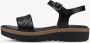 Tamaris Sandalen zwart Leer Dames - Thumbnail 4