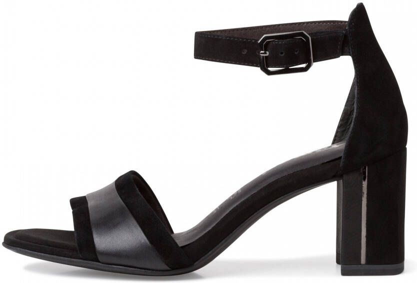 Tamaris NU 21% KORTING Sandaaltjes met metallic detail bij de hak - Foto 7