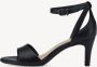 Tamaris Zwarte Vegan Sandalette met 6 5 cm Hak Black Dames - Thumbnail 2