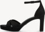 Tamaris Elegante Zwarte Sandalette Vegan Voetbed Hak Black Dames - Thumbnail 6