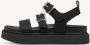 Tamaris Sandalen Plat Sandalen Plat Zwart - Thumbnail 3