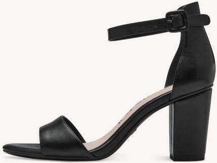 Tamaris leren damessandaal 1-28326-42 001 damesschoenen M2832642 zwart - Foto 2