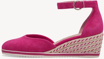 Tamaris Pumps met sleehak instapschoen bandjessandaal met modieuze jute-afwerking - Foto 6