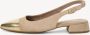 Tamaris Ballerina's van leer met blokhak - Thumbnail 3
