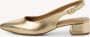 Tamaris Slingback Pumps goud Synthetisch Dames - Thumbnail 4