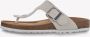 Tamaris Ivoor Leren Voetbed Slipper Beige Dames - Thumbnail 4