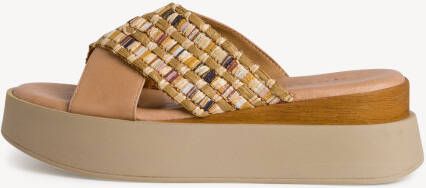 Tamaris Slippers Veda met stijlvol raffiabeleg - Foto 4