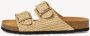 Tamaris Gouden Slipper met Leren Voetbed Beige - Thumbnail 4