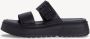 Tamaris black casual open slippers Zwart Dames - Thumbnail 2