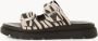 Tamaris Zebra Slippers zwart Leer - Thumbnail 5