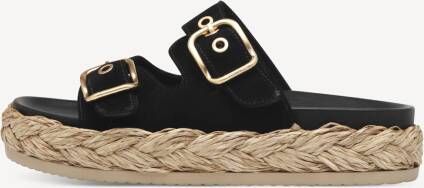 TAMARIS Slipper zwart 38