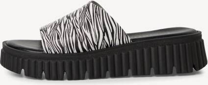 TAMARIS Slipper zwart 40
