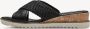 Tamaris Essentials Dames Muiltjes BLACK - Thumbnail 4