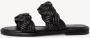Tamaris Slippers blokhak zomerschoen slippers met gevlochten bandage - Thumbnail 3